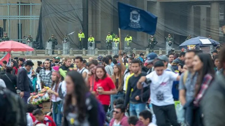 Marchas del 22 de febrero en Bogotá por elección de nueva fiscal 