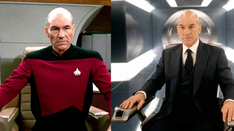 Patrick Stewart, reconocido por interpretar al profesor Charles Xavier en X-Men y al capitán Jean-Luc Picard en Star Trek.