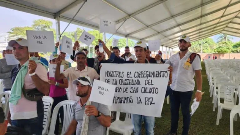 En el Catatumbo arrancó un nuevo proceso de paz en Colombia