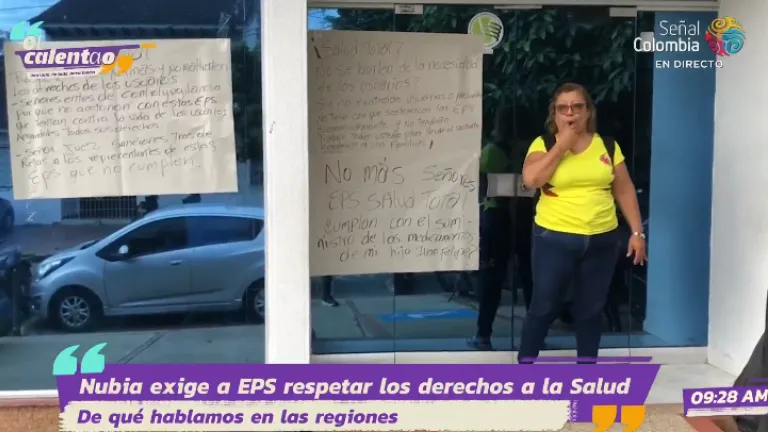  Nubia Alonso, mujer que ayuda a las familias con trámites ante EPS