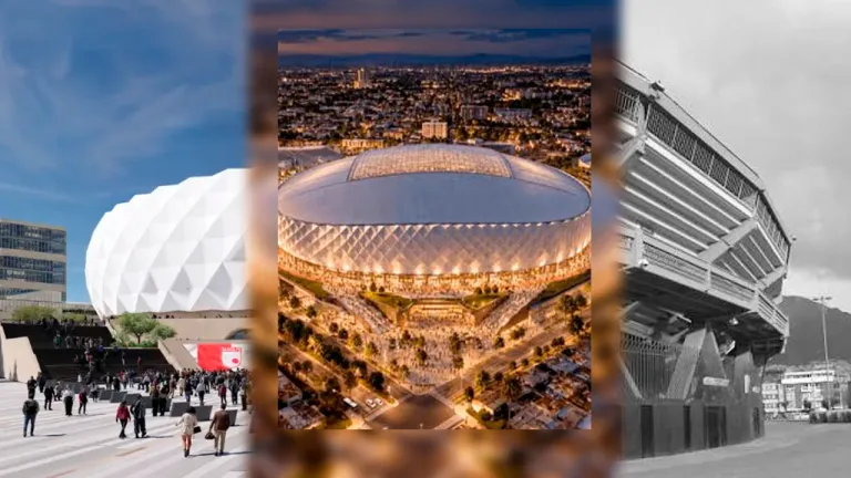 Nuevo Estadio El Campín en Bogotá con capacidad para más de 60 mil personas.