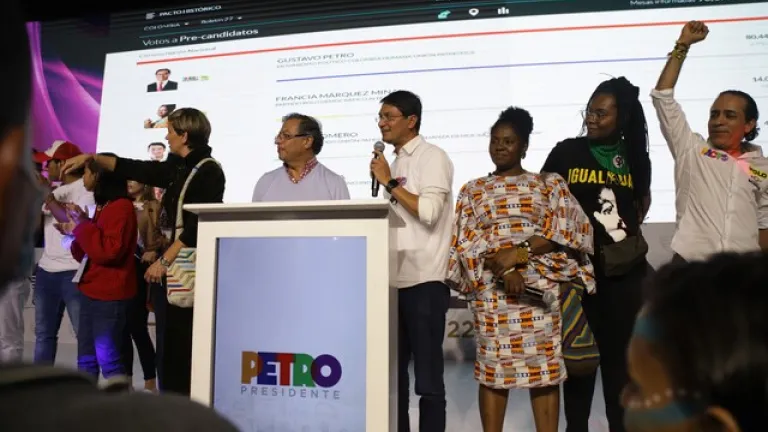 Integrantes del Pacto Histórico