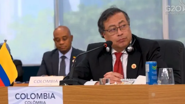 Presidente Gustavo Petro en cumbre del G20
