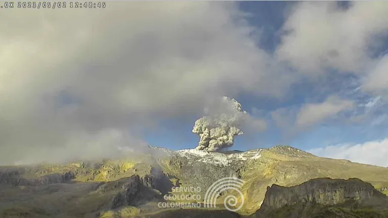 Erupción Nevado del Ruiz: protocolo aeropuertos eje cafetero 