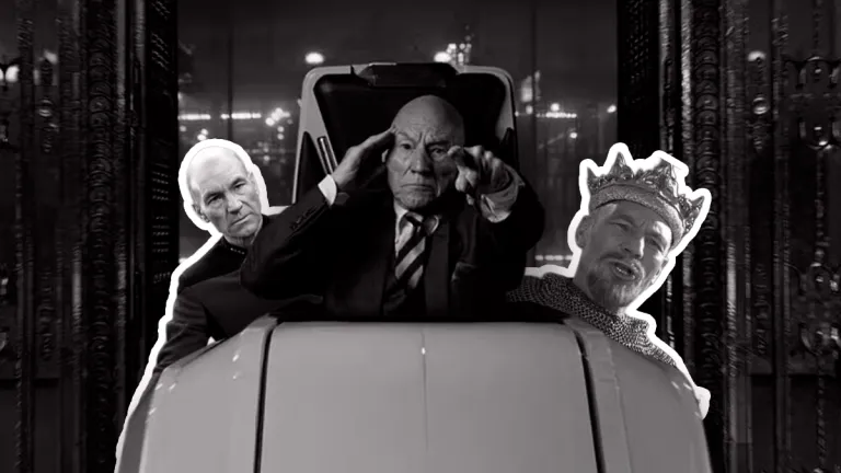 Patrick Stewart, actor británico reconocido por interpretar al profesor X en X-Men y al capitán Jean-Luc Picard en Star Trek.