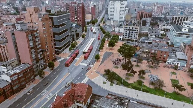 Plan de Movilidad por la carrera séptima en Bogotá