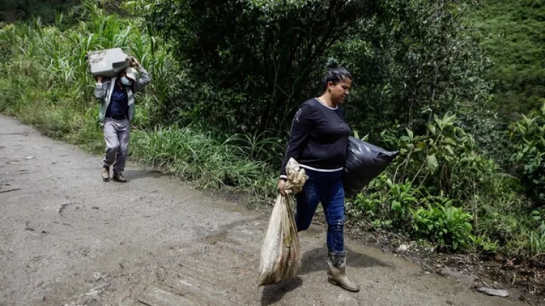 500.000 pesos de subsidio para damnificados por avalancha en Vía al Llano
