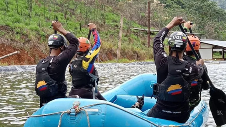 Campeonato nacional de rafting 2024: participantes Remando por la Paz