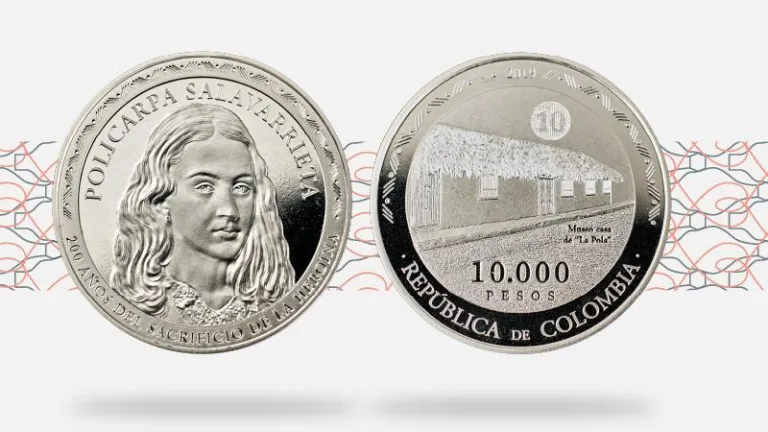 moneda de $10 mil en conmemoración a Policarpa Salavarrieta