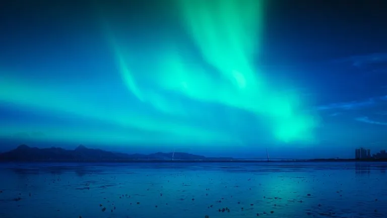 Auroras boreales en la naturaleza