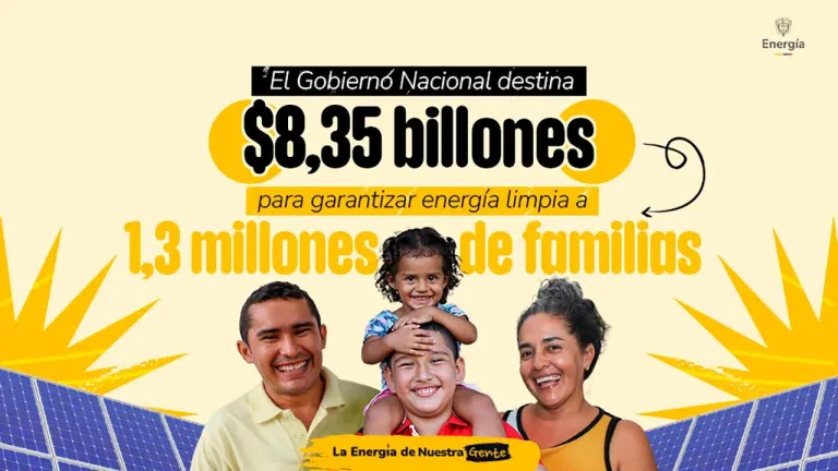 Gobierno invertirá $8,35 billones en energía solar