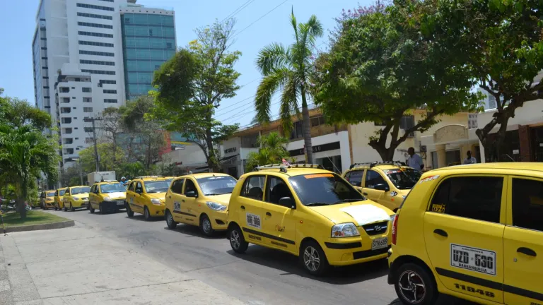 Pico y placa taxis Barranquilla 20 al 24 de mayo