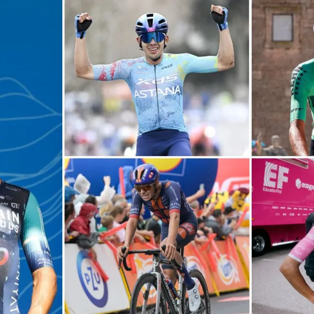 Cinco ciclistas colombianos lideran el grupo latinoamericano que disputará la Vuelta a España