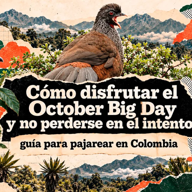 October Big Day 2026 Colombia reúne jornadas de avistamiento de aves en diferentes regiones