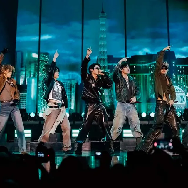 BTS en Bogotá durante sus conciertos del World Tour ARIRANG en El Campín.