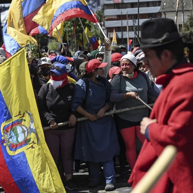 Protestas en Ecuador 