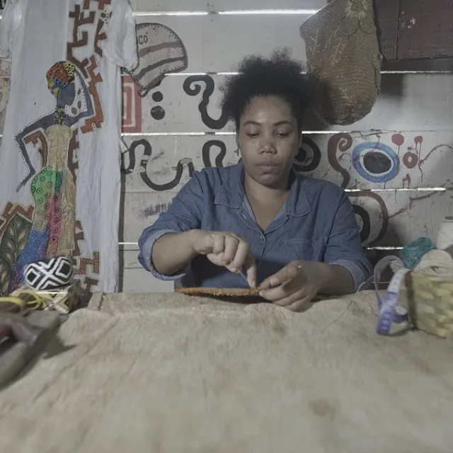 Mujeres tejedoras de Chocó 