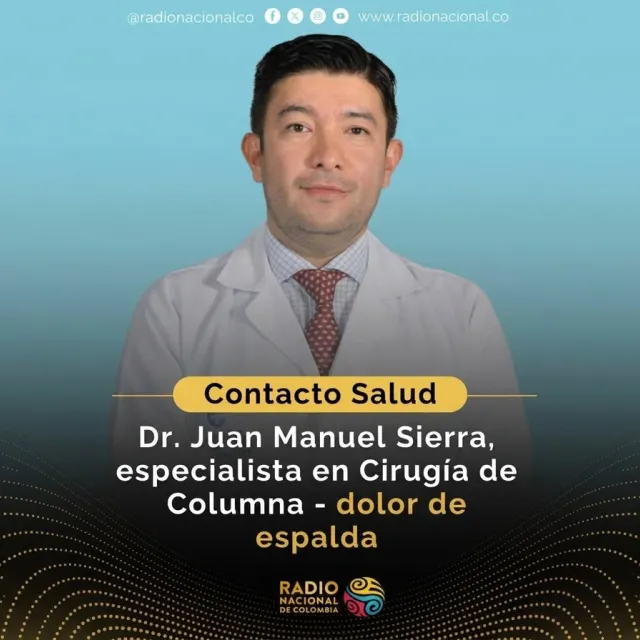 Contacto Salud: Dr. Juan Manuel Sierra, especialista en Cirugía de Columna - dolor de espalda