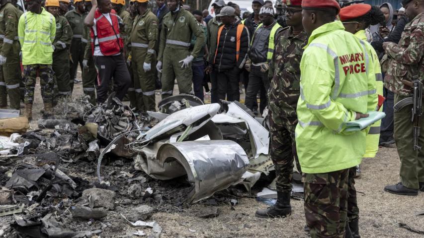 Avión se estrelló en Kenia y dejó un saldo de seis muertos