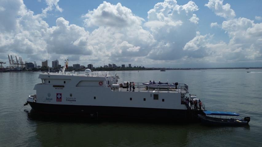 Buque hospital Benkos Biohó ya está en el Pacífico