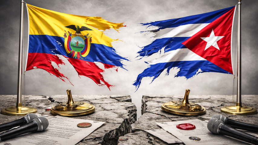 Cuba califica de "arbitraria" su expulsión de Ecuador tras orden de Daniel Noboa