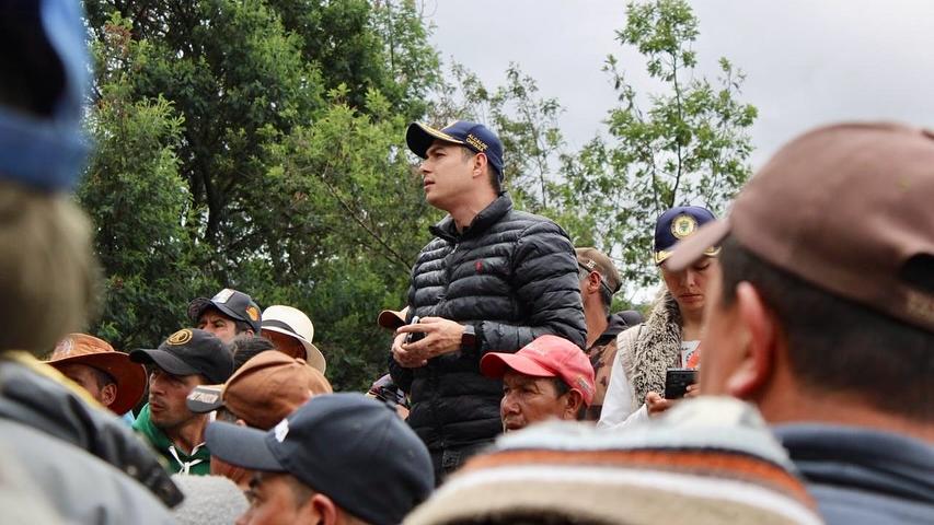 Denuncian que Yorman Suárez, alcalde de Chitagá, habría participado en política en protestas contra el Catastro Multipropósito