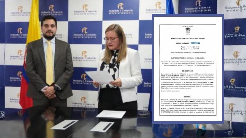 Diego Andrés Solano Osorio, nuevo superintendente encargado de Industria y Comercio