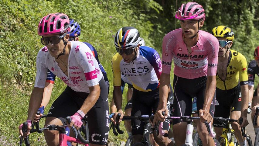 Egan Bernal es cuarto en el Giro de Italia 2026 tras la primera jornada de descanso