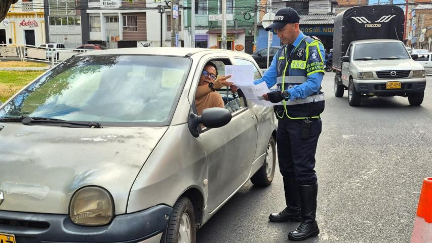 Pico y Placa en Pasto del 26 al 30 de enero. Fotos: Secretaría de Tránsito y Transporte Pasto