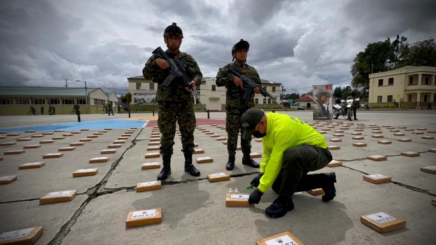 Incautación de droga con destino a Ecuador 