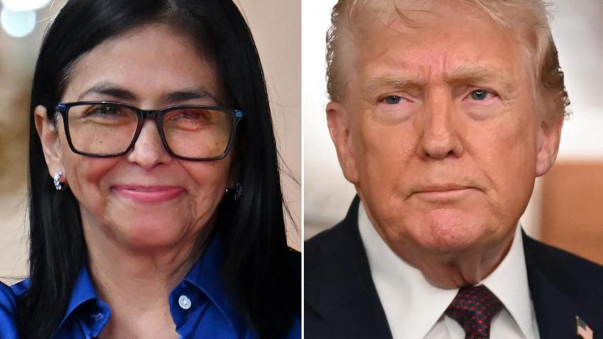 Llamada entre Trump y Delcy Rodríguez 