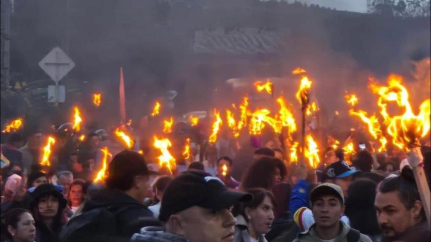 Marcha de las antorchas Pasto