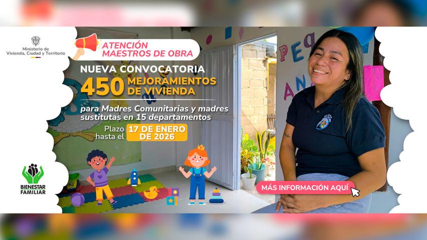 Mejoramiento de vivienda para madres comunitarias y sustitutas