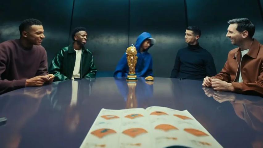 Messi, Cristiano, Mbappé y Vinícius juntos en comercial del Mundial 2026