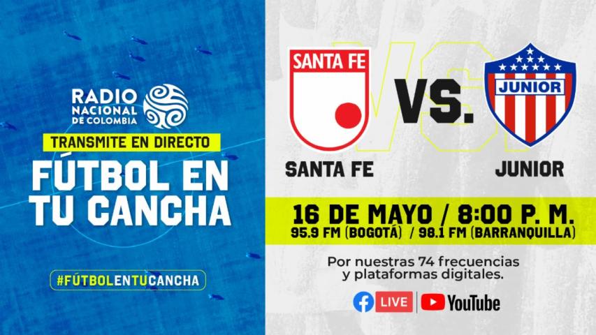 Partido Santa Fe vs Junior 