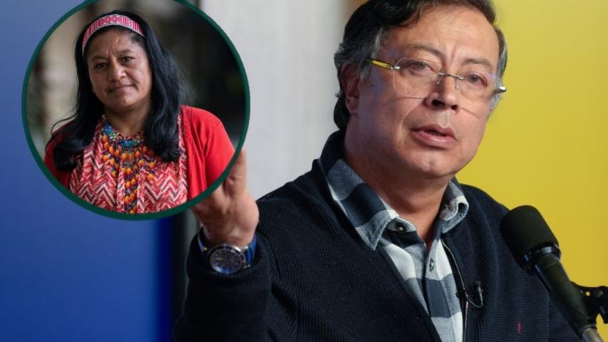 Petro se pronuncia contra racismo hacia Aída Quilcué