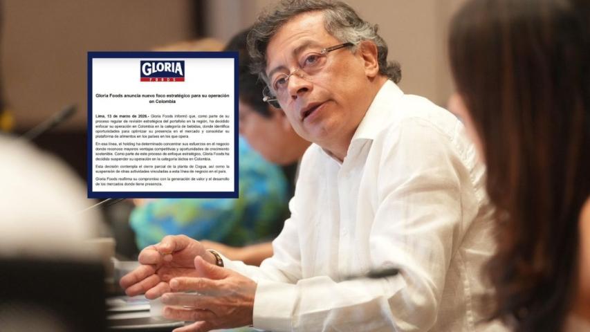 Presidente Petro propone cooperativas campesinas tras cierre de planta de Algarra