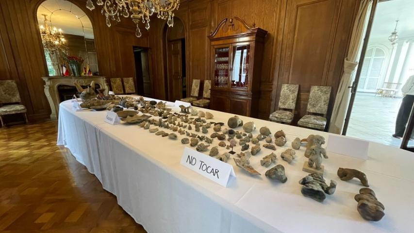 Regresan a Colombia 174 piezas precolombinas desde Chile