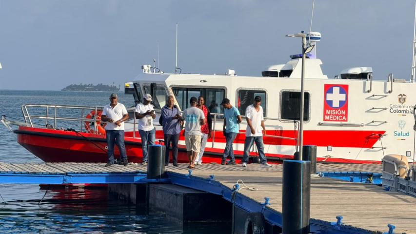 Nueva lancha ambulancia en San Andrés y Providencia