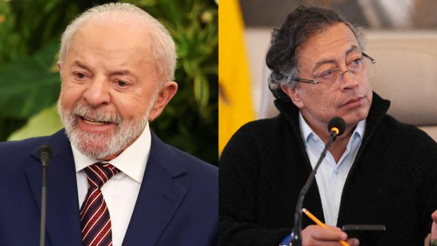 Lula y el presidente Petro rechazan el uso de la fuerza contra Venezuela