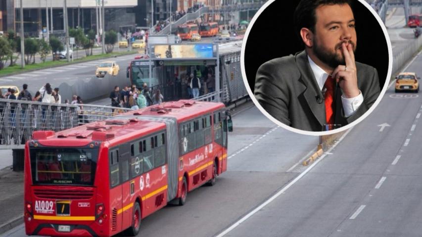 Inseguridad en Bogotá. / Fotos: Transmilenio y AFP.