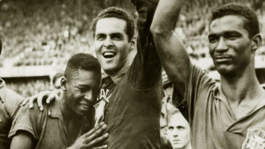 Pelé brilla en Suecia 1958 y da a Brasil su primer Mundial