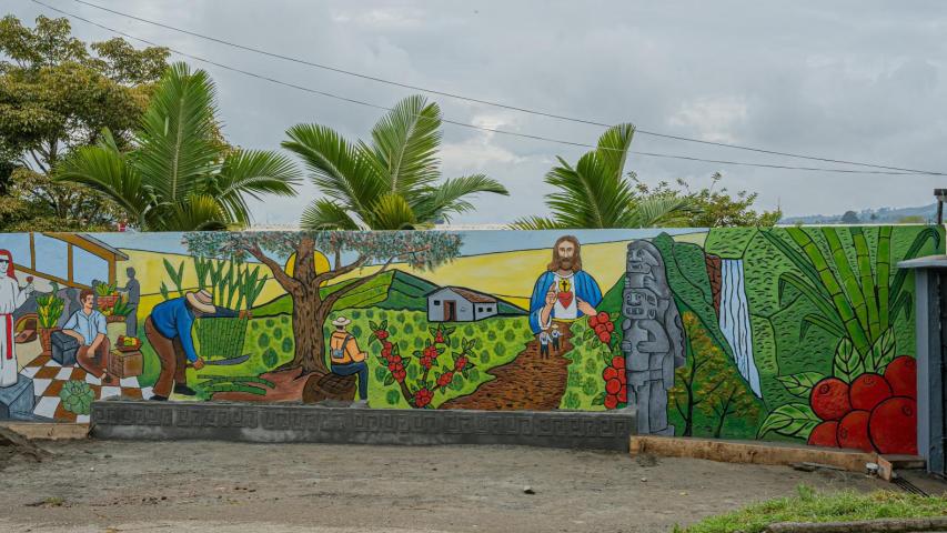 Murales memoria víctimas Colombia
