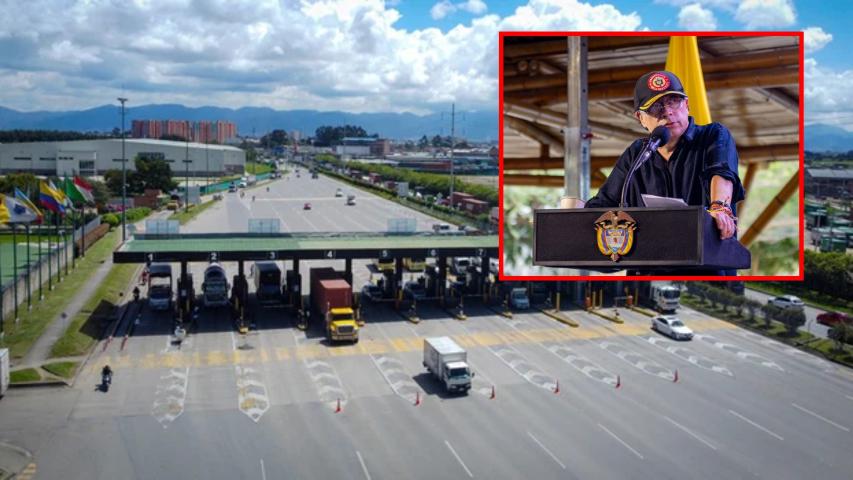 Petro reduce peajes en Caldas y plantea cambios en fotomultas